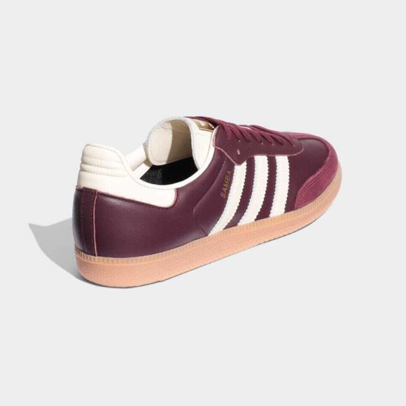 adidas Originals Samba OG Maroon Cream White Women's Size ID0477 - Picture 7 of 11